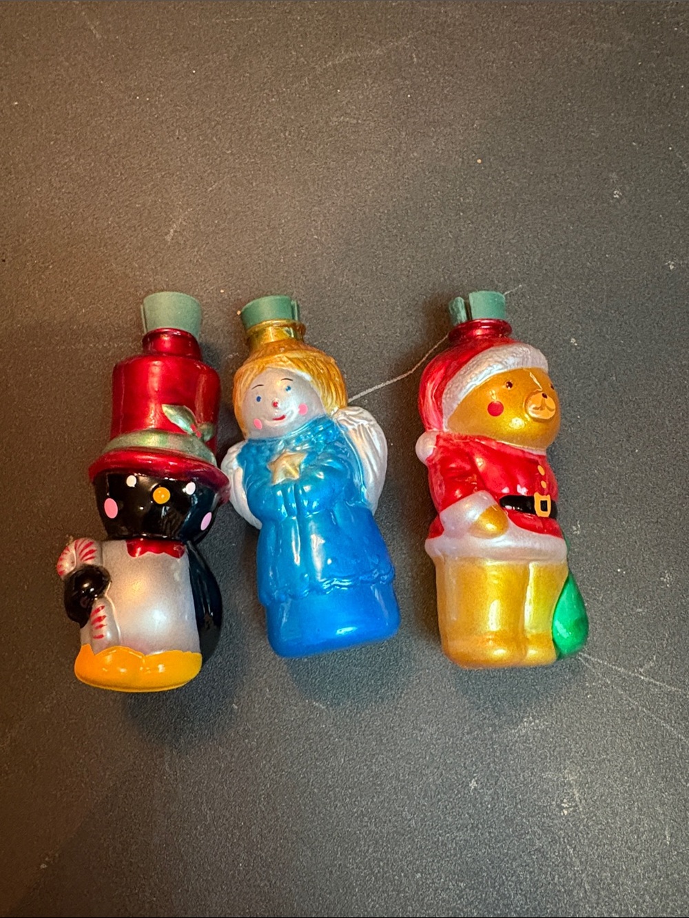 Avon light covers - penguin angel Santa bear